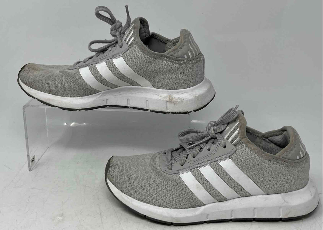 Adidas Womens Swift Run X FY2135 Gray White Lace-Up Sneaker Shoes Size 6