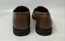 Load image into Gallery viewer, Ferro Aldo Mens Douglas Brown Leather Slip-On Penny Loafer Shoes Size 7 In Box
