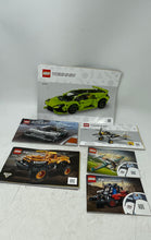 Load image into Gallery viewer, Lot Of 6 Pcs Multicolor Lego Technic Instruction Manual Guide Books
