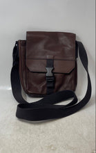 Load image into Gallery viewer, Fossil Mens Weston Courier Dark Brown Leather Adjustable Strap Messenger Bag
