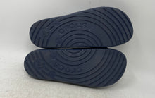 Load image into Gallery viewer, Crocs Unisex Navy Blue Logo Open Toe Slip-On Slide Sandals Size M 6 W 8
