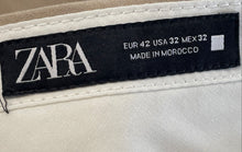 Load image into Gallery viewer, Zara Mens Beige Pockets Straight Leg Dress Pants Size 32 With Tag
