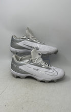 Load image into Gallery viewer, Nike Mens Vapor Edge Shark 2 DH5088-102 White Silver Football Cleats Size 12
