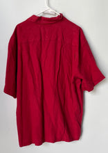 Load image into Gallery viewer, Tommy Hilfiger Mens Red Collared Pockets Short Sleeve Button-Up Shirt Size XL
