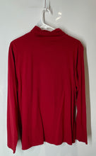 Load image into Gallery viewer, Chico&#39;s Womens Red Long Sleeve Turtleneck Pullover Sweater Size 2
