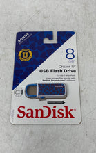 Load image into Gallery viewer, SanDisk Cruzer U SDCZ59 Bonus Music Download 8GB Blue USB Flash Drive
