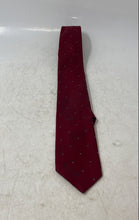 Load image into Gallery viewer, Oscar De La Renta Mens Red Printed Adjustable Classic Designer Tie
