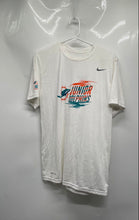 Load image into Gallery viewer, Nike Boys White Miami Junior Dolphins Pullover Football NFL T-Shirt Size Large
