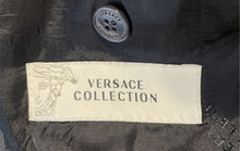 Load image into Gallery viewer, Authentic Versace Collection Mens Black Long Sleeve Two-Button Blazer Size 52

