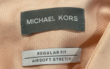 Load image into Gallery viewer, Michael Kors Mens Pink Airsoft Stretch Regular Fit Button-Up Shirt Size XL
