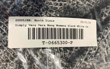 Load image into Gallery viewer, Authentic Simply Vera Vera Wang Womens Gray White Print Pullover Sweater Size L
