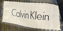 Load image into Gallery viewer, Calvin Klein Mens Gray Long Sleeve Single-Breasted Two-Button Blazer Size 46L
