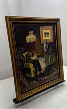 Load image into Gallery viewer, Love Song Man And Woman Picture Wall Art Framed Print By Annie Lee
