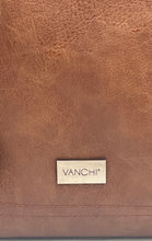 Load image into Gallery viewer, Vanchi Womens Brown Charm Bottom Studs Diaper Bag With Changing Pad
