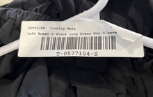 Load image into Gallery viewer, Loft Womens Black Off The Shoulder Ruffle Hem Button Front A-Line Dress Size XS
