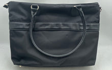 Load image into Gallery viewer, Kenneth Cole Reaction Womens Black Inner Pocket Bottom Studs Satchel Purse
