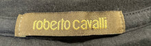 Load image into Gallery viewer, Authentic Roberto Cavalli Mens Black Cotton Short Sleeve Graphic T-Shirt Size XL

