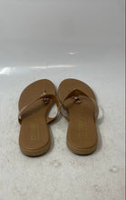 Load image into Gallery viewer, Italian Shoemakers Womens Brown Open-Toe Slip-On Flat Thong Sandals Size 9
