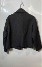 Load image into Gallery viewer, Zara Womens Dark Gray Long Sleeve Double-Breasted Blazer Size XS
