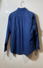 Load image into Gallery viewer, Brooks Brothers Mens Blue Geometric Print Long Sleeve Button-Up Shirt Size M

