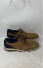 Load image into Gallery viewer, Bosi Mens Brown Blue Suede Round Toe Lace-Up Oxford Shoes Size EUR 43
