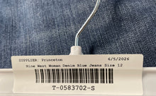 Load image into Gallery viewer, Nine West Womens Blue Denim 5-Pocket Design Belt Loops Bootcut Jeans Size 12
