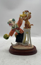 Load image into Gallery viewer, Vintage Collector’s Edition Collectible Porcelain Clown With A Lion Figurine
