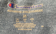 Load image into Gallery viewer, Champion Mens Blue Logo Crew Neck Short Sleeve Pullover T-Shirt Medium
