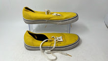 Load image into Gallery viewer, Vans Unisex Authentic Yellow Lace-Up Low Top Sneakers Shoes Size M9 W10.5
