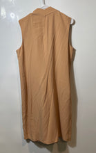 Load image into Gallery viewer, Calvin Klein Womens Orange Sleeveless V-Neck Pullover Shift Dress Size 14
