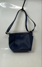 Load image into Gallery viewer, Liz Claiborne Womens Blue Inner Pockets Adjustable Strap Shoulder Bag
