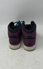 Load image into Gallery viewer, Nike Unisex Kids Air Jordan 1 Retro Black Burgundy Green Basketball Shoes Sz 7Y
