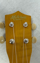 Load image into Gallery viewer, Mitchell Yeti MG45FNA Beige Right-Handed 4 String Soprano Ukulele With Soft Case
