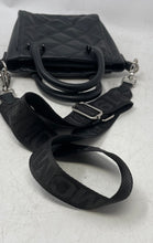 Load image into Gallery viewer, Steve Madden Womens Bbabi Black Quilted Faux Leather Crossbody Handbag W/ Pouch
