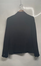 Load image into Gallery viewer, Karl Lagerfeld Paris Womens Black Notch Lapel One-Button Blazer Jacket Size M
