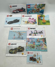 Load image into Gallery viewer, Lot Of 10 Pcs Assorted Lego Mixed Variety Booklet Instructions Manuals
