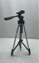Load image into Gallery viewer, Ambico Black Gray Adjustable Height Quick Release Tripod With Pan Tilt Head
