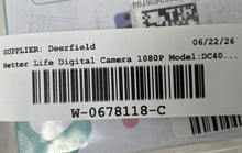 Load image into Gallery viewer, Better Life Model DC403 Purple 1080P 44.0MP Digital Camera Not Tested

