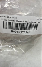 Load image into Gallery viewer, Vince Camuto Womens White Beige Paper Straw Ribbon Band Wide Brim Sun Hat

