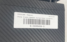 Load image into Gallery viewer, Sharp CP-BH250 Black Wired Single Speaker System Subwoofer Untested

