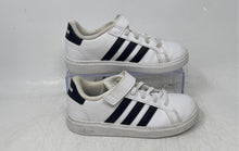 Load image into Gallery viewer, Adidas Kids Grand Court 2.0 GW6521 White Black Low Top Sneakers Shoes Size 13.5K
