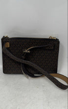 Load image into Gallery viewer, Michael Kors Womens 554131 Brown Logo Print Chain Strap Fanny Pack Bag Size M
