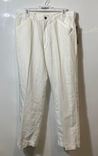 Load image into Gallery viewer, Perry Ellis Mens White Straight Leg Trouser Pants Size 32WX30L With Tag
