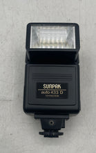 Load image into Gallery viewer, Sunpak Auto 433 D Thyristor Black Electronic Flash For Camera Not Tested

