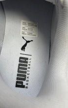 Load image into Gallery viewer, Puma Kids Clyde Hardwood 193847-01 White Lace-Up Sneaker Shoes Size 4.5C
