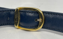 Load image into Gallery viewer, Authentic Etienne Aigner Womens Navy Blue Adjustable Strap Crossbody Purse

