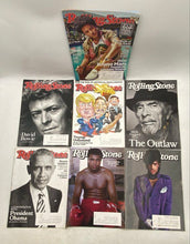 Load image into Gallery viewer, Lot Of 7 Rolling Stone Music Sports &amp; Politics Paperback Magazines 2016
