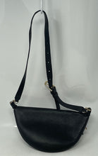 Load image into Gallery viewer, Authentic Furla Womens Black Adjustable Strap Leather Belt Bag Stained
