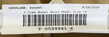 Load image into Gallery viewer, J.Crew Womens Khaki Flat Front Stretch Slash Pockets Chino Shorts Size 10
