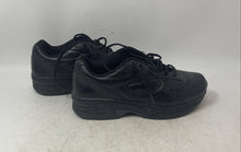 Load image into Gallery viewer, Spira Mens Classic Walker Black Leather Lace-Up Low Top Sneakers Shoes Size 8.5
